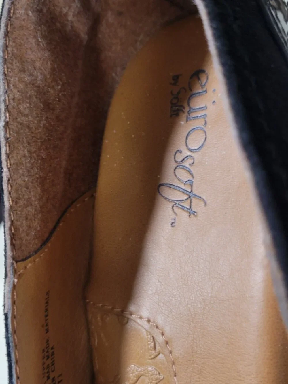 Sofft EuroSoft Black Suede Leather Wedge Heels [Item #SW01]